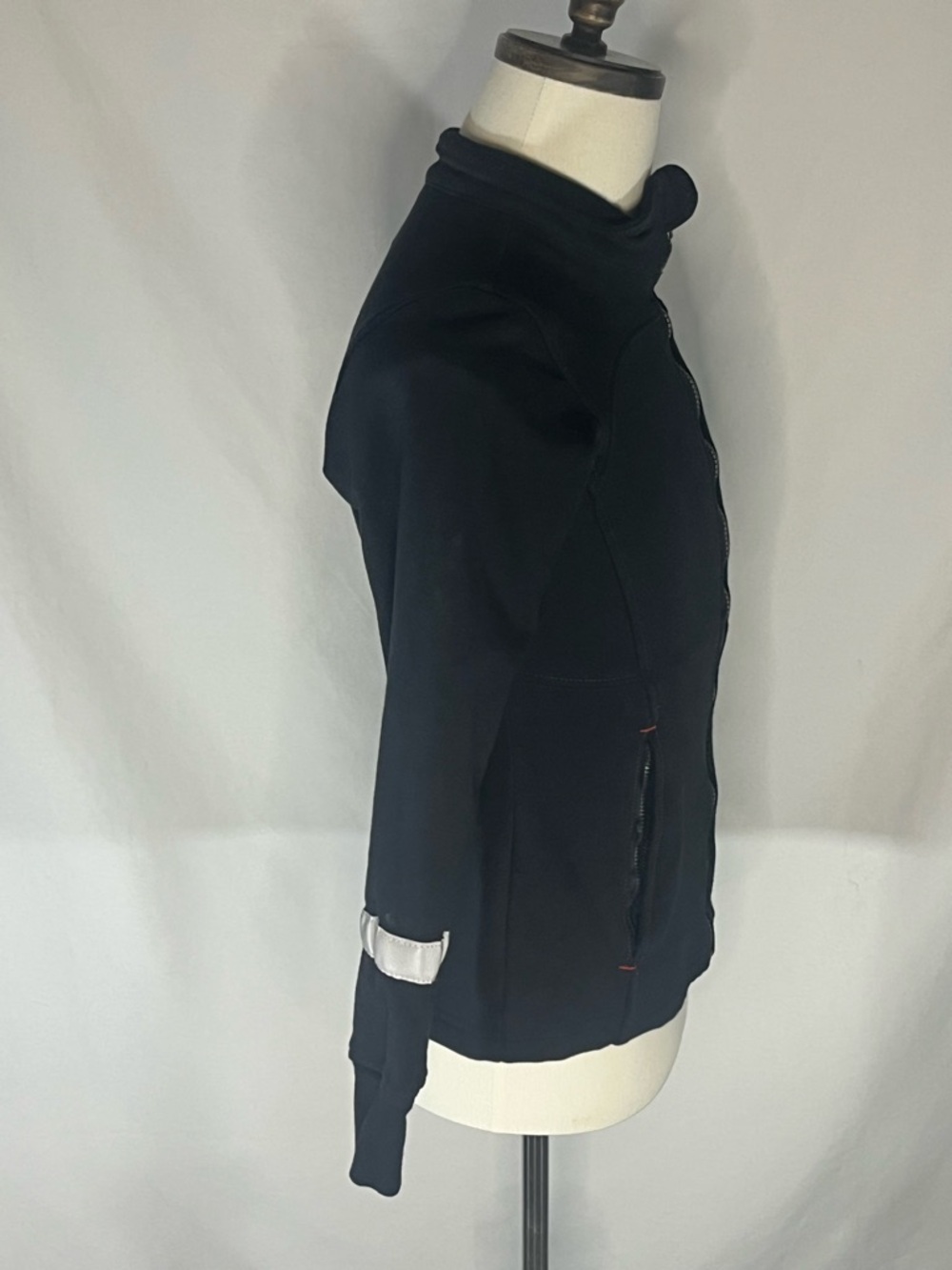 Bulwark FR Jacket Women's XS Black Fleece CAT 2 NFPA 2112 Reflective Workwear - Picture 7 of 10